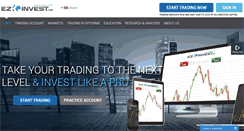 Desktop Screenshot of ezinvest.com